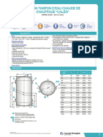 Ballon Tampon Deau Chaude de Chauffage Caleo Gamme Acier 200 A 10 000l
