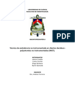 Técnica de Endodoncia No Instrumentada en Dientes Deciduos - Pulpotomías No Instrumentadas