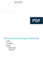 CH 3 Nomenclature