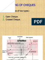 Crossing of Cheques