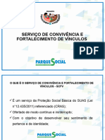 Apresentação, Serviço de Convivencia e Fortalecimento de Vinculos