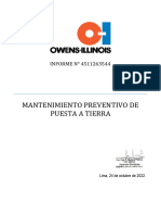 Informe - Mantenimiento Preventivo de Las PAT - OWENS