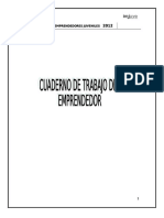 Cuaderno de Trabajo Del Emprendedor 2011