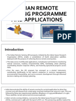 Indian Remote Sensing Satellites and Applications