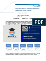 Atividade 1 - Didática - 51/2024