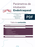 Parámetros de Intubación Endotraqueal - Equipo 5