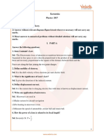 Karnataka PUC Board (KSEEB) Physics Class 12 Question Paper 2017