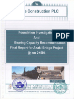 Foundation Report - Akaki Side Abt