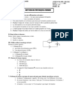 Devoir de Niveau 4e PDF