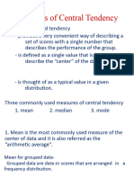 Measures of Central Tendency 2017