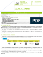 Guide Modbus/RS485: Table Des Matières