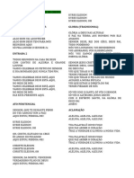 Lista I Tempo Comum Face de Cristo2024