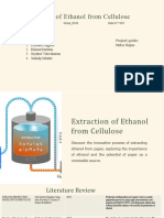 Extraction of Ethanol From Cellulose