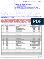 F4-8-2023 Civilian Assistant Security Officer, Grade-IV