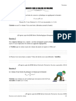 Exercices 2 Calcul Volume Troisieme