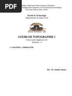 Topographie 1-Chapitre I