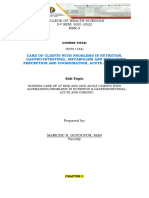 Module On Nutrition and Gastrointestinal Problems