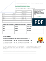 CÁLCULOS 2° Grado