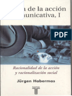 Teorema Serie Mayor Jürgen Habermas Teoría de La Acción Comunicativa I Complementos y Estudios PR