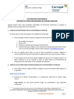 Anexo 13. Facturación Electrónica - Operardor Carvajal