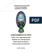 Almacenamiento Papas Pia 311