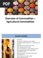 Overview of Commodities - Agricultural Commodities