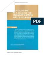 Capital Market As A Catalyst For Economic Growth and Development, Mary Uduk, NJSM 3,2