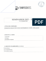 2022-2024 1ºC REÑE, C (Estimulación) Temprana Intervenciones Interdisciplinarias Con Bebés y Niñxs Pequeños