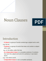 Noun Clauses 3