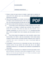 Atos 4.20 - A Igreja Vive Das Suas Convicções