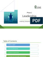 Phase 1 - Leadership