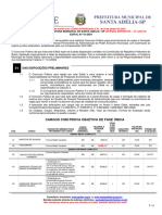 Concurso Público Da Prefeitura Municipal de Santa Adélia / SP EDITAL N.º 01/2024