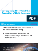 Q3 Week 1 A. Final The Big Bang Theory and The Formation of Light Elements