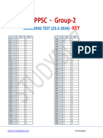 Appsc Group 2 Prelims 2024 Key