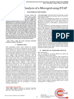 Power System Analysis of A Microgrid Using ETAP