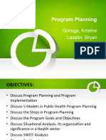 Program Planning