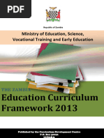 Curriculum Framework - 2013