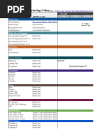 Fashion Marketing Calendar Template 2023