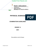 Physical Sciences GR 12 Exam Guidelines 2021 Eng - Hlayiso - Com