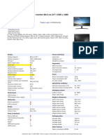 Samsung LC27R500 Datasheet