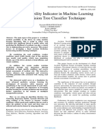 Accident Possibility Indicator in Machine Learning Using Decision Tree Classifier Technique