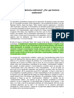 ¿Qué Es La Historia Ambiental