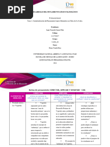 Anexo 1 Formato - Tarea 1 - Escenario 1 - Contextualización Del Pensamiento Lógico Matemático