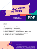 Escuela de Padres Comunicacion Entre Padres e Hijos