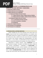 Unidad 7. La Coordinacion Nerviosa y Hormonal