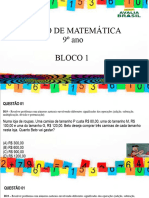 Aulão - Módulo I - Matemática - 9º Ano