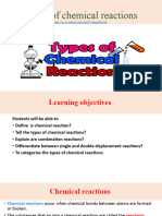 Types of Chemical Reactions