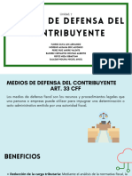 Medios de Defensa Del Contribuyente