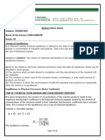 Notes Equilibrium 1