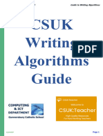 CSUK Writing Algorithms Separate GUIDE